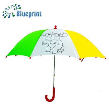 350x350 Good Quality Safety Drawing Kids Umbrella