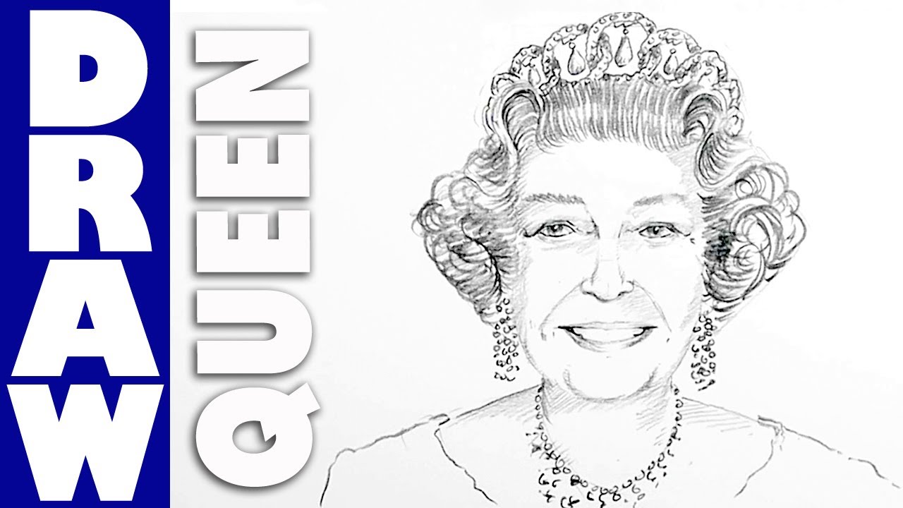 1280x720 How To Draw Queen Elizabeth Ii