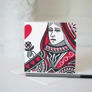 300x300 Queen Of Hearts Playing Card