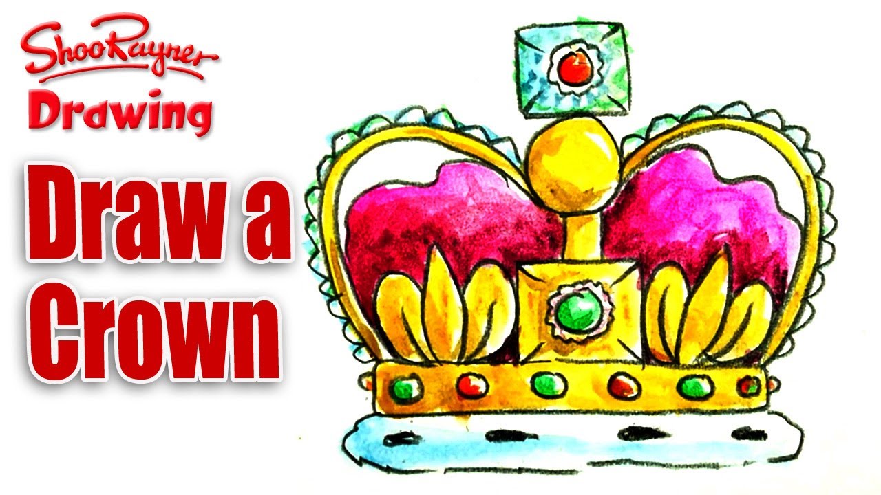 1280x720 How To Draw A Crown