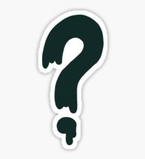 210x230 Riddler Question Mark Drawing Stickers Redbubble
