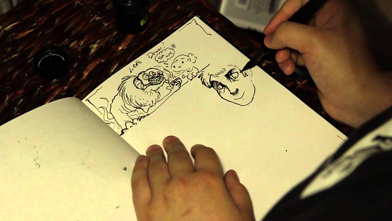 1280x720 Quill Drawing 1