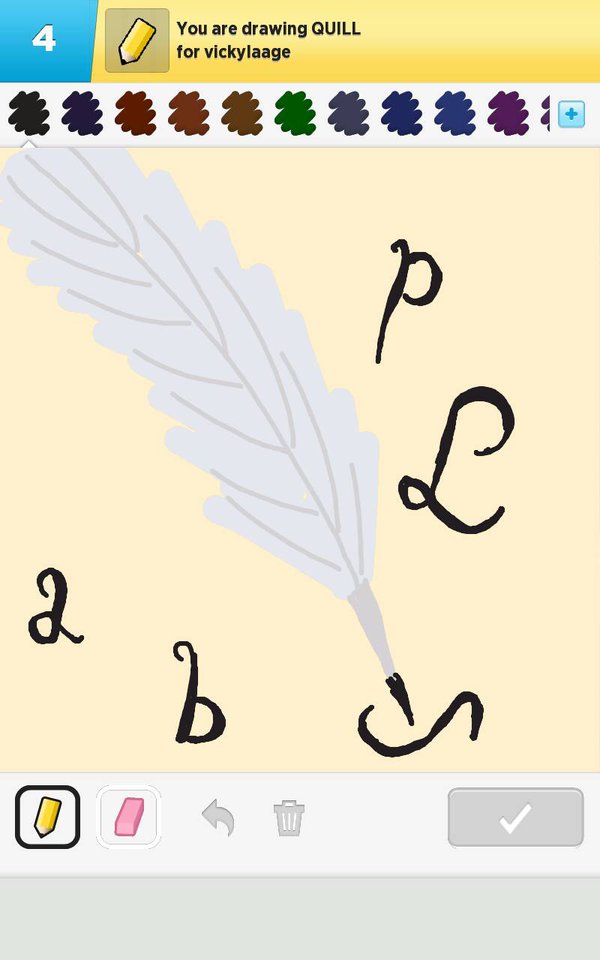 600x960 Draw Something Quill By B0mbini