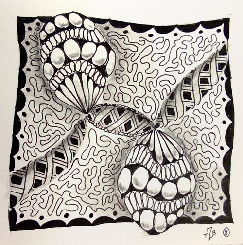 500x504 Zentangle Has Already Saved A Quilt! The Bored Zombie