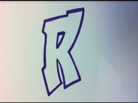 480x360 How To Draw Graffiti Alphabet Letters R