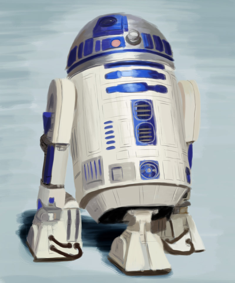 800x964 R2d2 Drawing By A Wingmaster