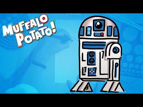 480x360 How To Draw R2d2 Using Letters And Numbers With Muffalo Potato