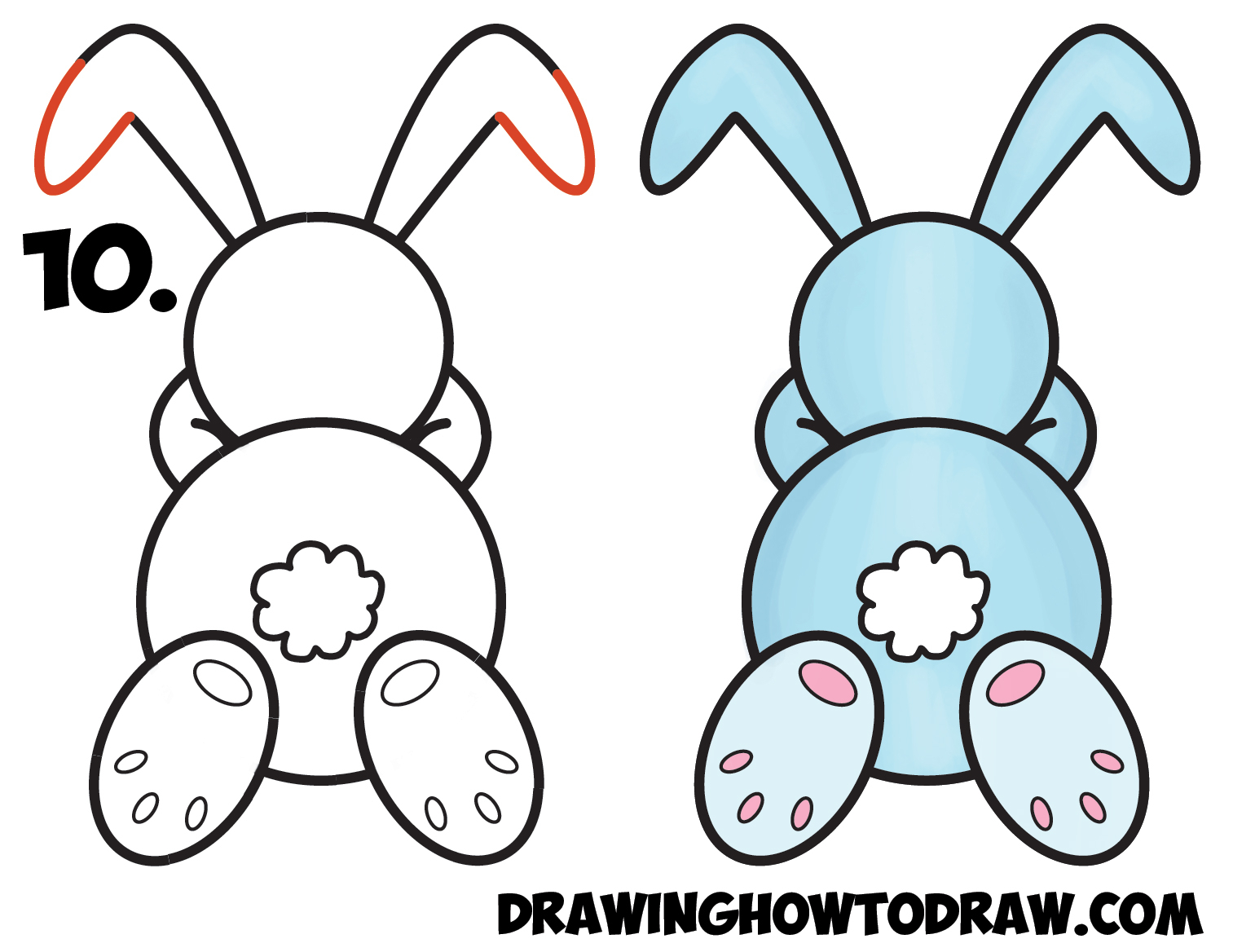 1513x1168 Rabbit Drawing For Kids How To Draw A Cute Cartoon Sleeping Bunny