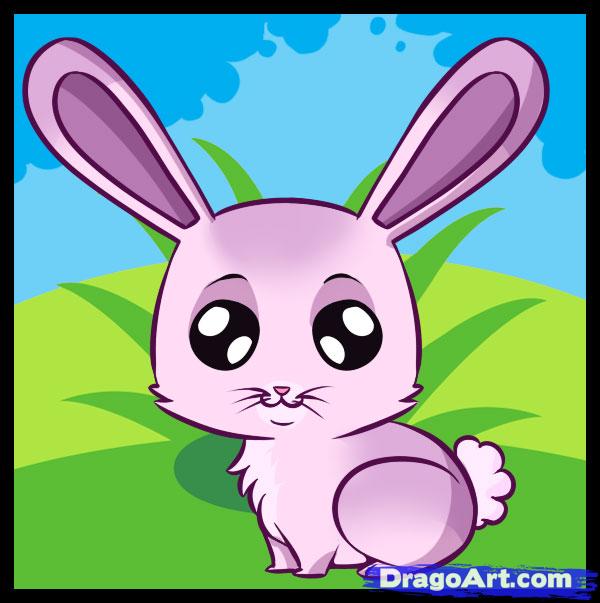 600x603 How To Draw A Easy Bunny Animals Bunny And Drawings