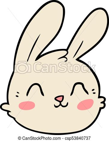 363x470 Cartoon Rabbit Face Vectors