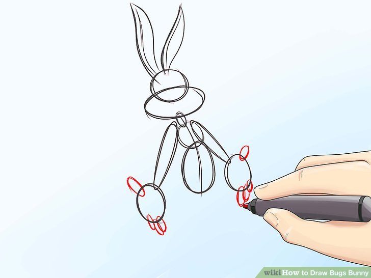 728x546 How To Draw Bugs Bunny (With Pictures)