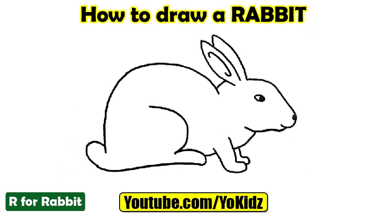 1280x720 How To Draw A Rabbit