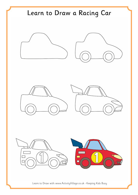 460x650 Learn To Draw A Racing Car 460