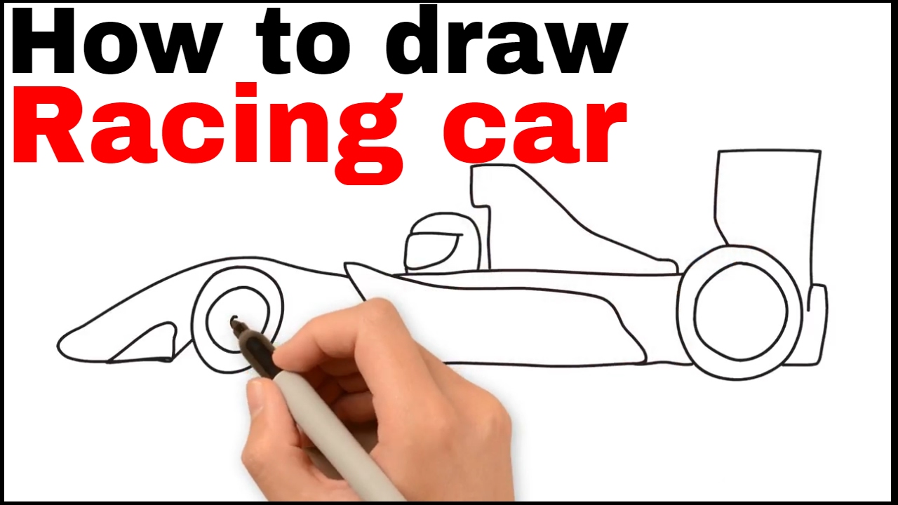 1280x720 How To Draw Racing Car