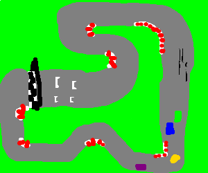 300x250 Aerial View Of Racetrack