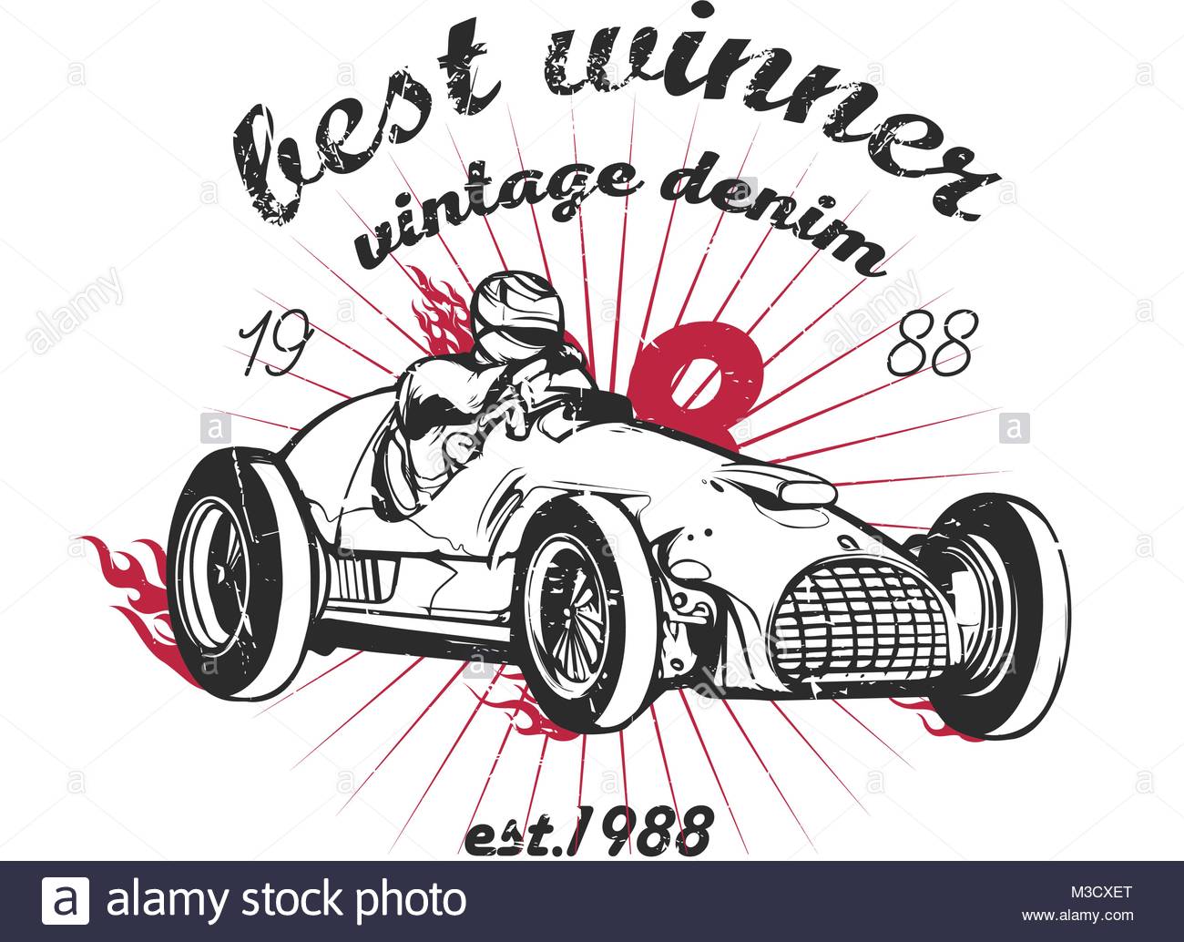 1300x1034 Vintage Sport Racing Car Stock Vector Art Amp Illustration, Vector