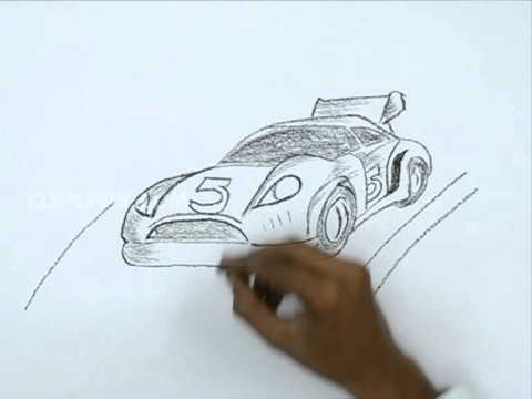 480x360 How To Draw A Racing Car