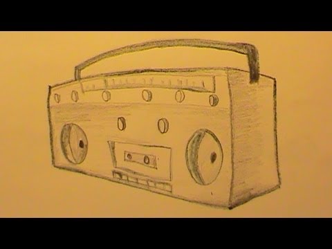480x360 How To Draw A Radio Quickly (Step By Step)