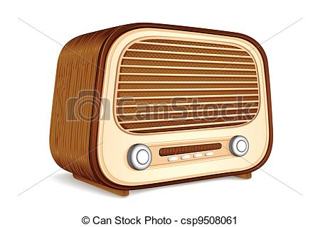 450x320 Old Radio Drawing