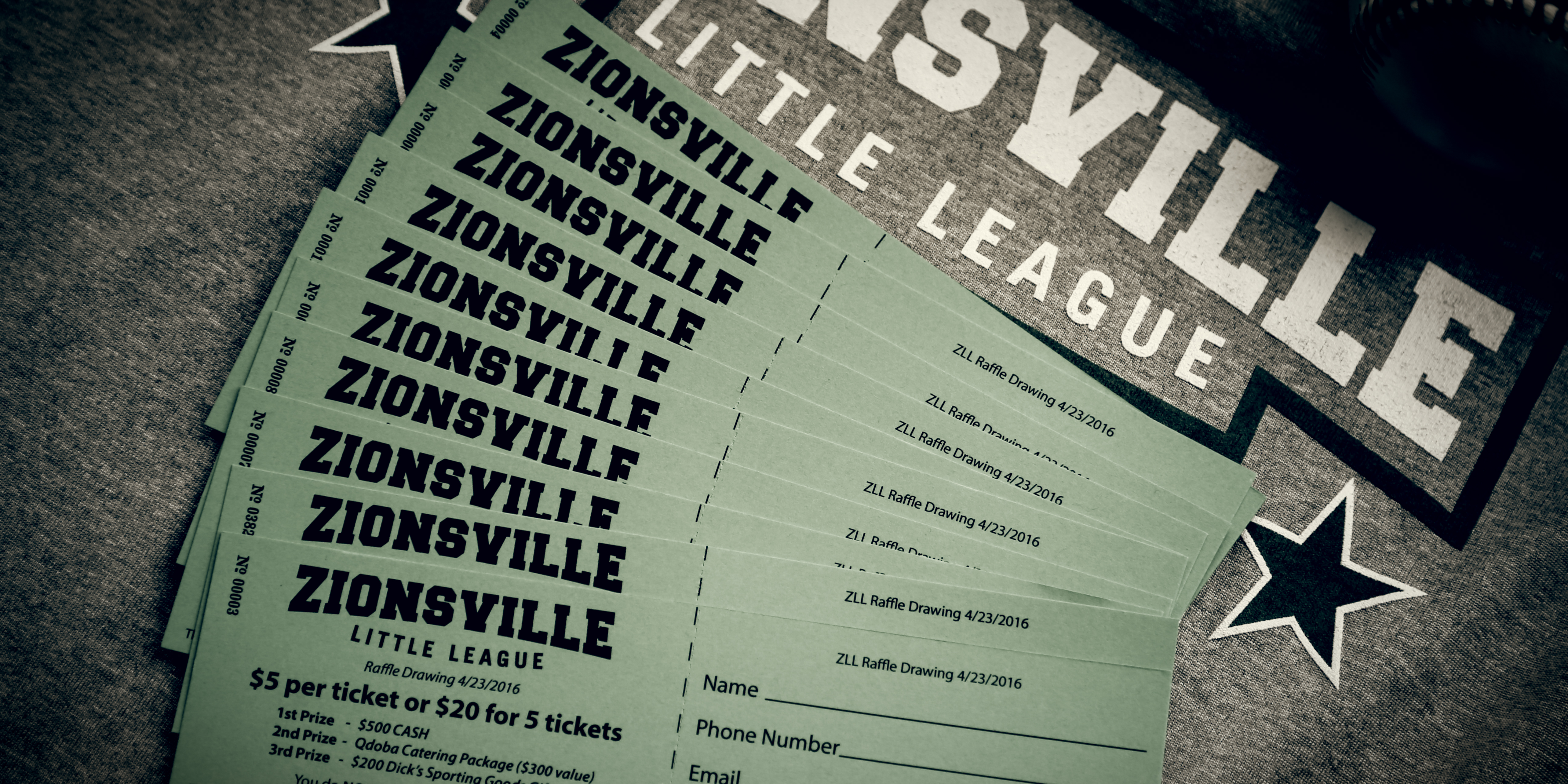 5134x2567 Zll Raffle Tickets On Sale Now! Zionsville Little League