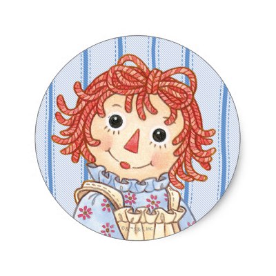 400x400 Raggedy Ann Smile Stationery