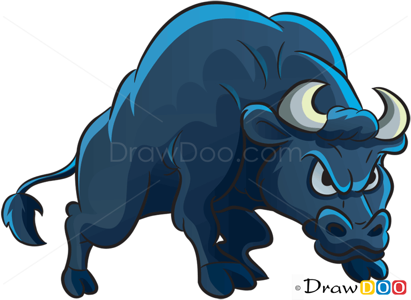800x584 How To Draw Angry Bull Farm Animals. To Draw Bull Logocow Youtube