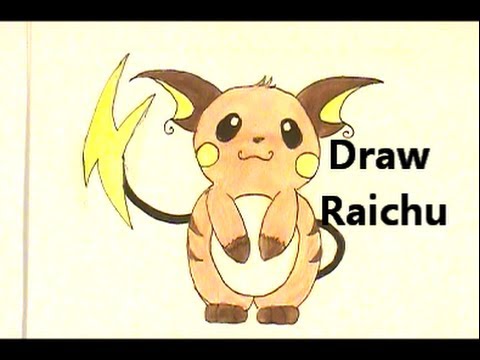 480x360 Raichu! How To Draw Pokemon No. 026 Tutorial