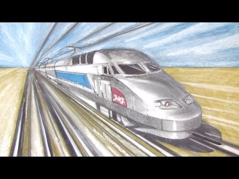 480x360 How To Draw A Train In 1 Point Perspective