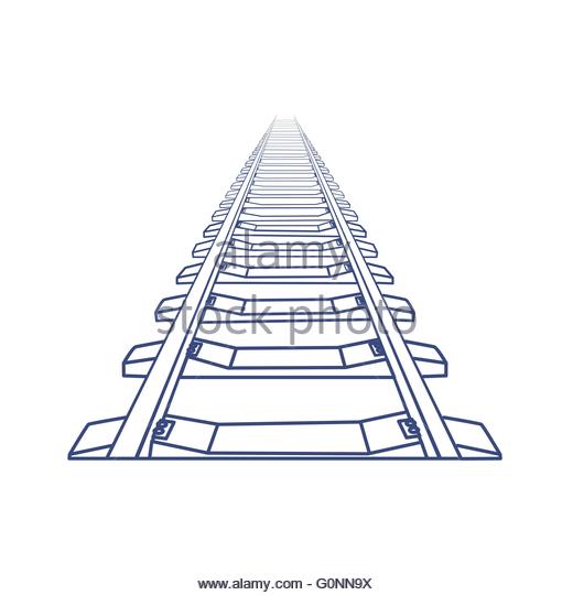 Railroad Tracks Drawing at GetDrawings | Free download