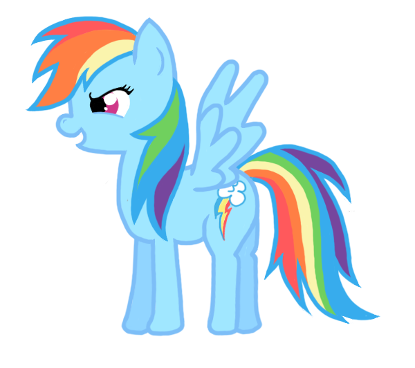 600x532 Rainbow Dash Drawing By Noobpwnerr