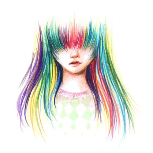 500x500 Girl With Rainbow Hair Drawing Artsy Fartsy