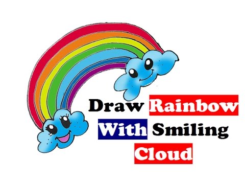 480x360 How To Draw Rainbow Step By Step For Kids Easy Smiling Colors