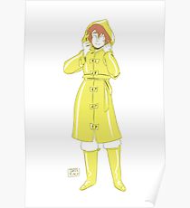 210x230 Raincoat Drawing Posters Redbubble