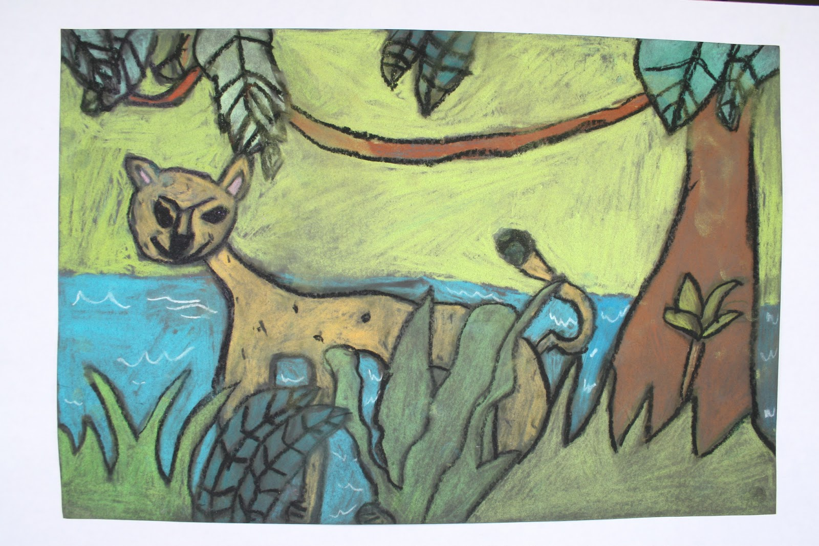 1600x1066 Drawing Of A Tropical Rainforest Drawn Animal Tropical Rainforest