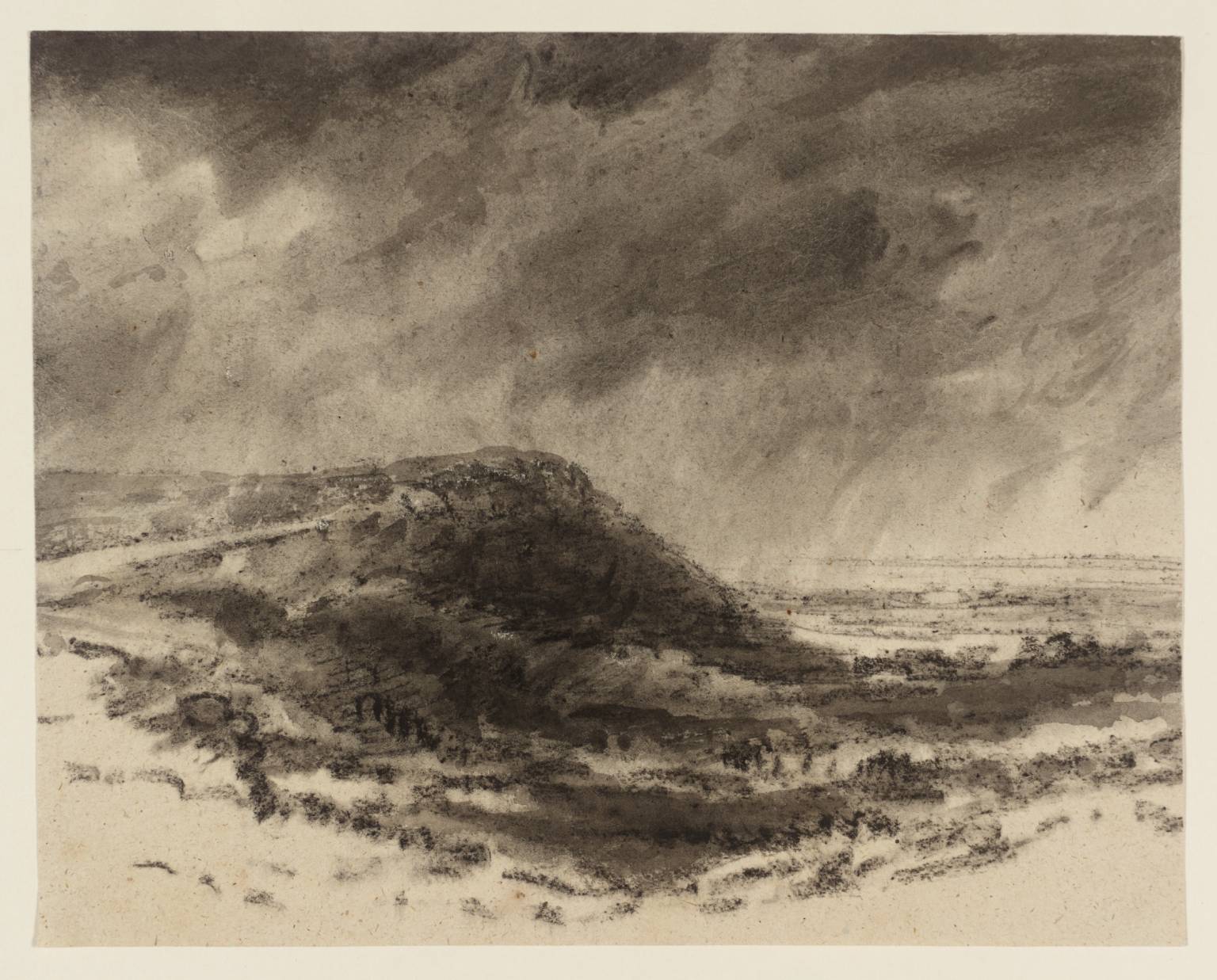 1536x1237 A Hill Above A Plain In A Rainstorm', Dr Thomas Monro Tate