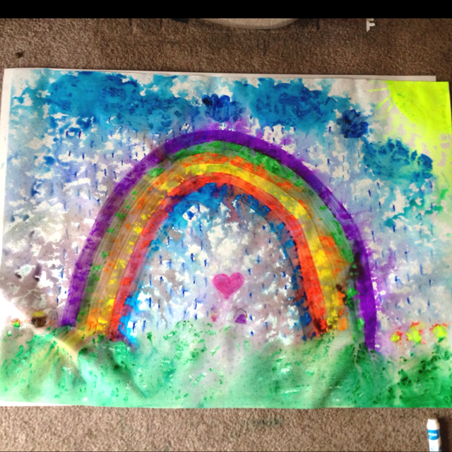 640x640 Rainy Day Art Project! Have Kids Draw A Picture Then Leave It