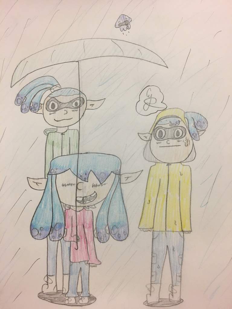 768x1024 Rainy Days Drawing! Splatoon Amino