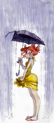 178x400 Treimanized! Girls Drawing Girls In The Rain!