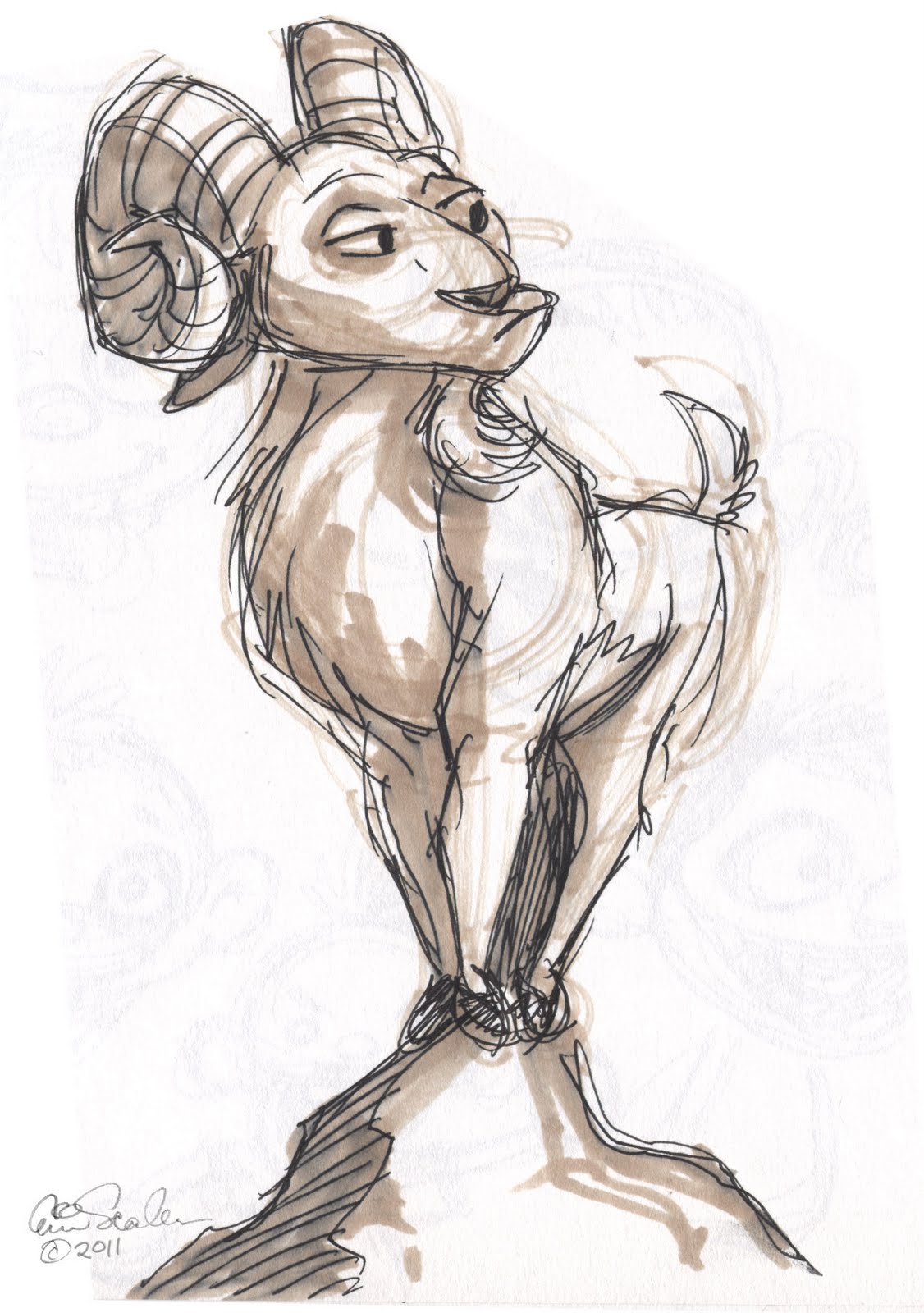 1126x1600 The Ol' Sketchbook Goats And Rams