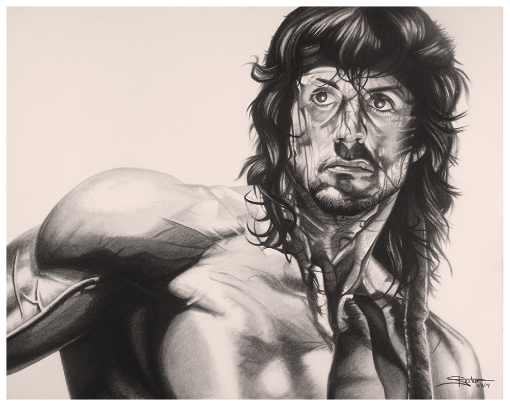 Rambo Drawing At Getdrawings Free Download 