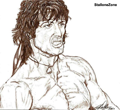 Rambo Drawing at GetDrawings | Free download