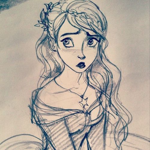 Rapunzel Drawing at GetDrawings | Free download