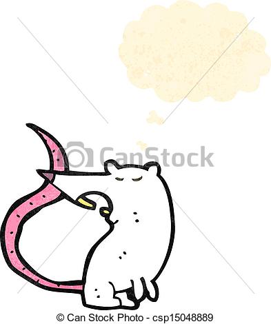 393x470 Cartoon Rat Vector