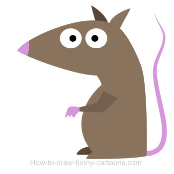 350x350 Drawing A Rat Cartoon