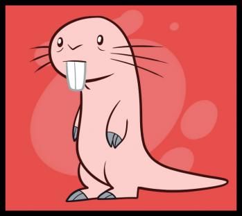 349x311 How To Draw Rufus, Kim Possible, Step By Step, Disney Characters