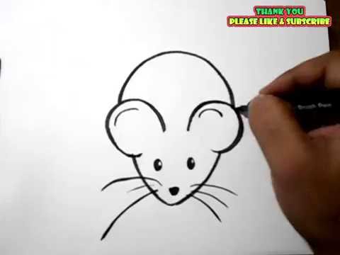 480x360 How To Draw A Rat Easy Drawing For Kids Yzarts