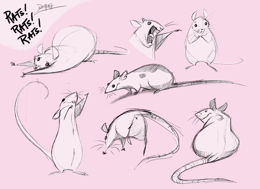 838x610 Rats Rats Rats By Demonysh, Love The Movement Artistic Creation