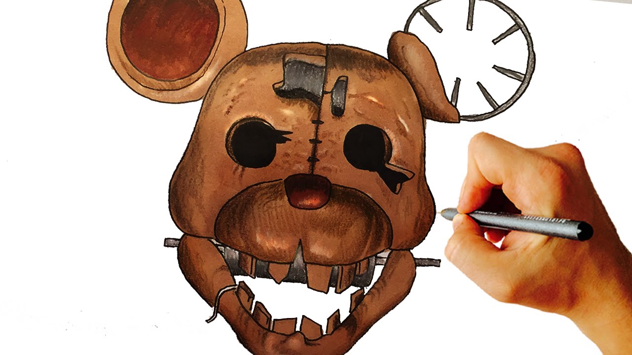 1280x720 How To Draw Rat From Five Nights