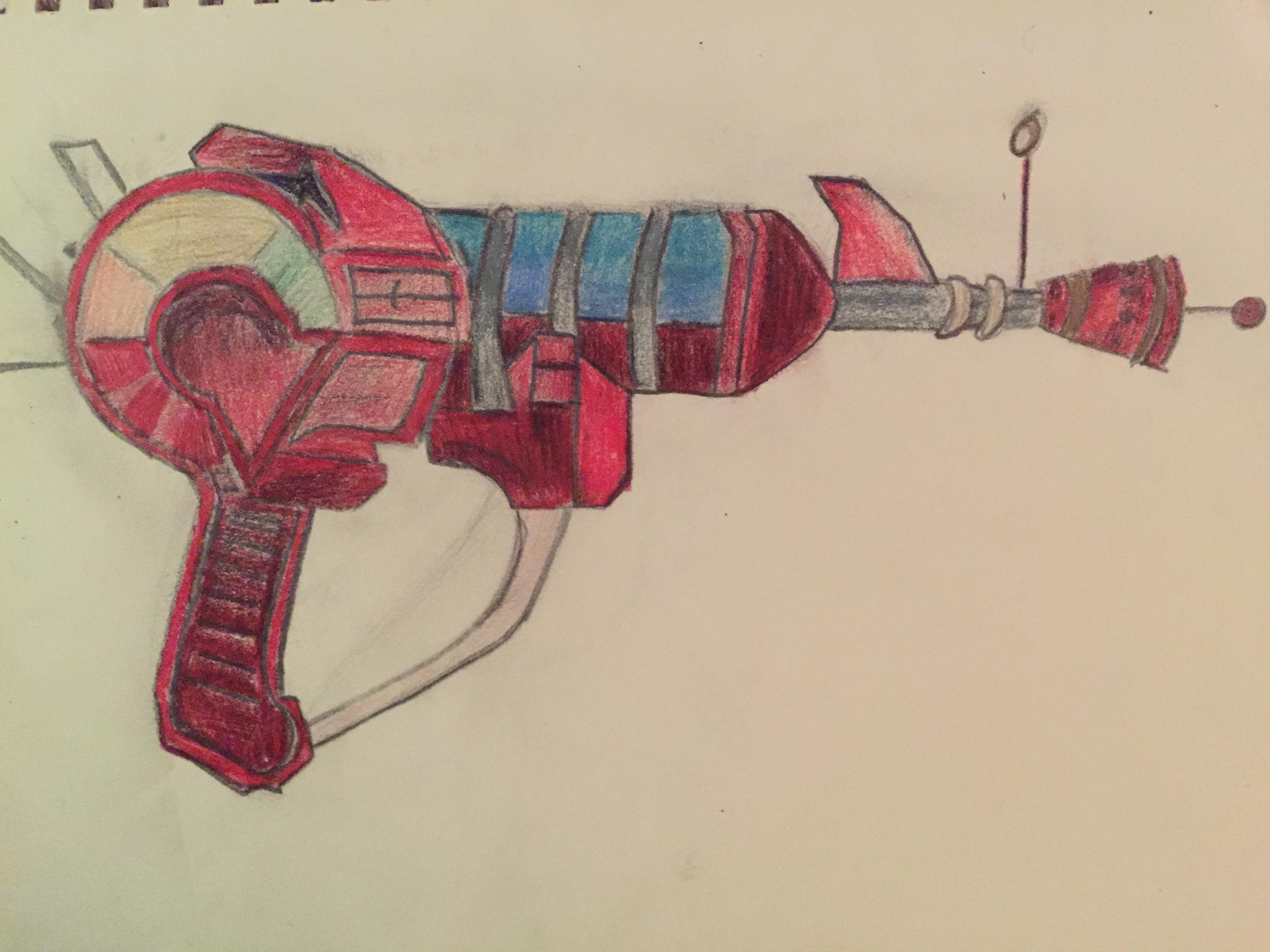 3264x2448 Raygun Drawing I Did Last Year Codzombies