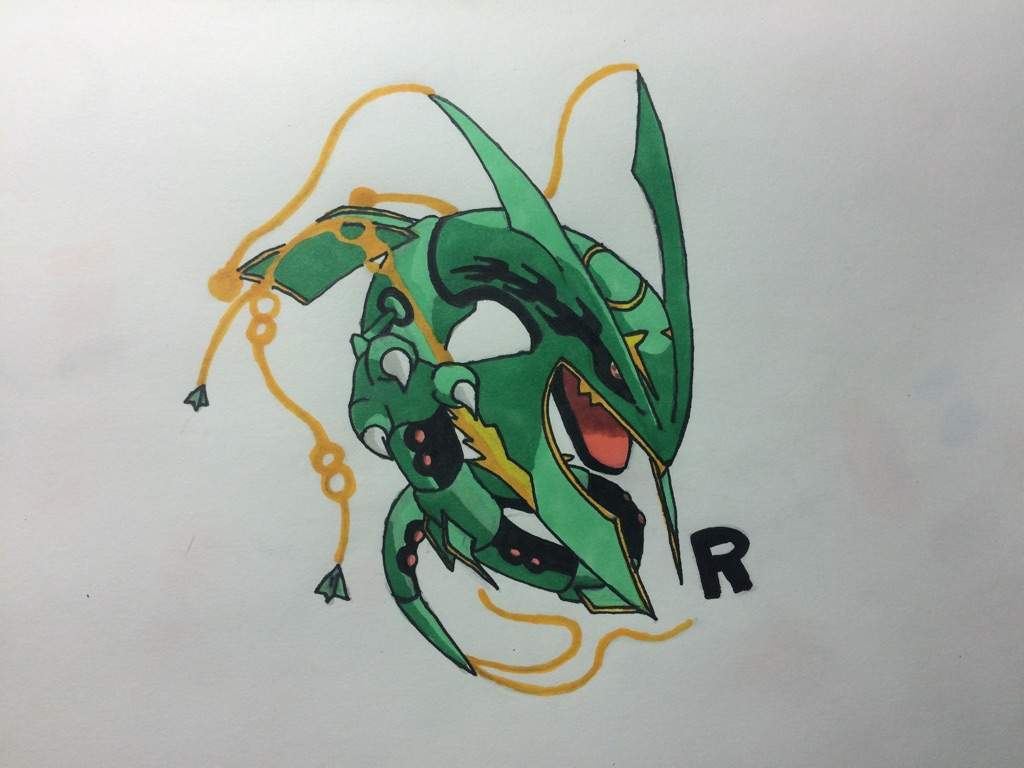 1024x768 How To Draw Mega Rayquaza Amino